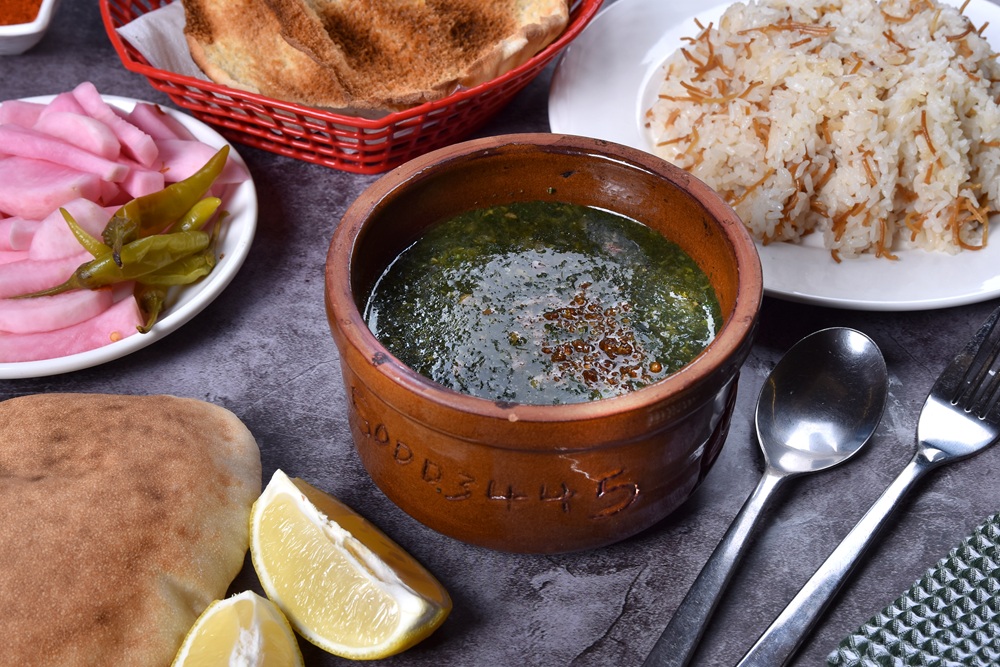 Meat Molokhiya - ملوخية لحم